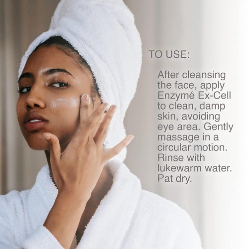 Pharmagel Enzyme Ex-Cell - Gentle Papaya Face Exfoliator Scrub for All Skin Types - 6 Oz