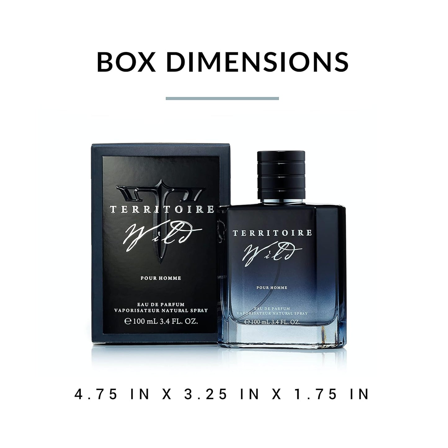 Territoire Eau De Parfum - Wild Men's Cologne | Long-Lasting Fragrance for Adventurous Spirits