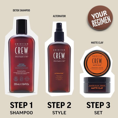 American Crew Matte Clay Spray - Strong Hold & Natural Finish | 5.1 Fl Oz