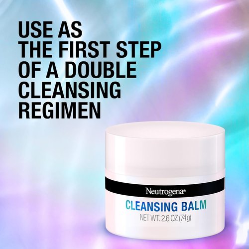 Neutrogena Makeup Melting Cleansing Balm - Gently Removes Dirt, Oil & Makeup | Fragrance-Free, 2.6 oz