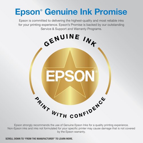 Epson EcoTank ET-2800 Wireless Color All-in-One Printer - Cartridge-Free, Scan & Copy - Black