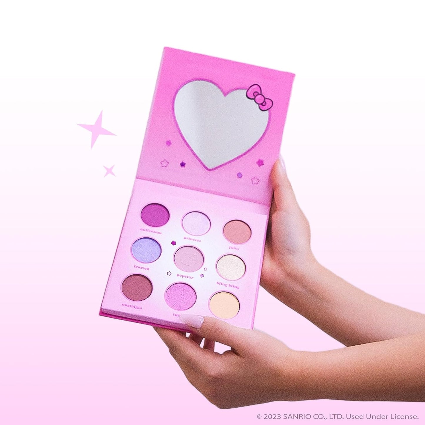 The Crème Shop Hello Kitty Eyeshadow Palette - Y2K Angel Baby Design | Pink Color