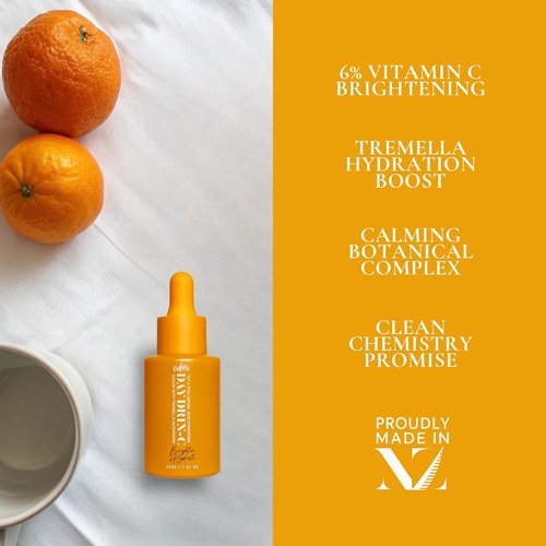 DAY DRIN-C Face Hydration Serum - 2 in 1 Formula with Vitamin C & Hyaluronic Acid, 1.01 oz