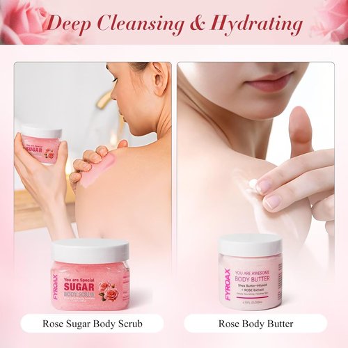 Regine Switzerland 7-Piece Home Spa Kit - Luxurious Rose Gift Set for Women | Perfect for Birthdays & Special Occasions
