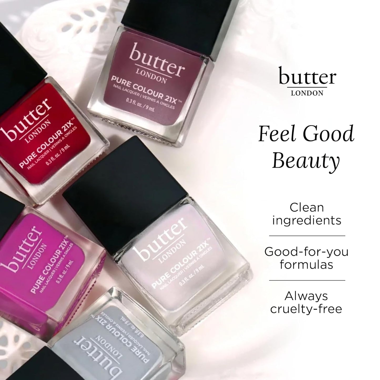 butter LONDON Nail Lacquer Polish - Candy Floss | Fast-Drying, Long-Lasting, Vegan & Cruelty-Free