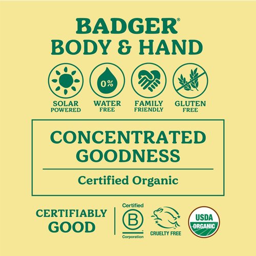 Badger Healing Balm, Hard Working Hands Cream, Organic Hand Cream for Dry Cracked Hands, Long Lasting Hand Moisturizer/Dry Hands Treatment, 2 oz Tin