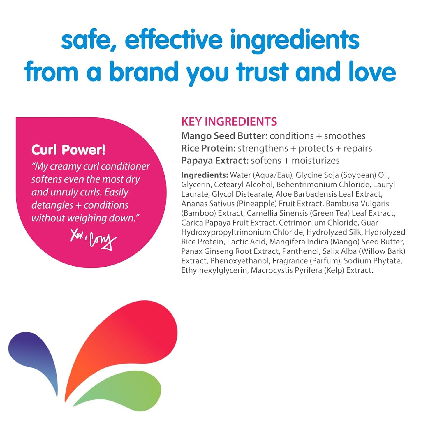 SoCozy Curl Conditioner - Kids' Hair Care for Softness, Bounce & Shine | Sweet-Crème, 10.5 Fl Oz