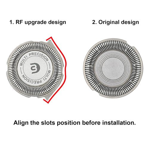 Philips Norelco SH30 Replacement Shaver Heads - Compatible with Series 3000, 2000, 1000 | 6-Pack Blades