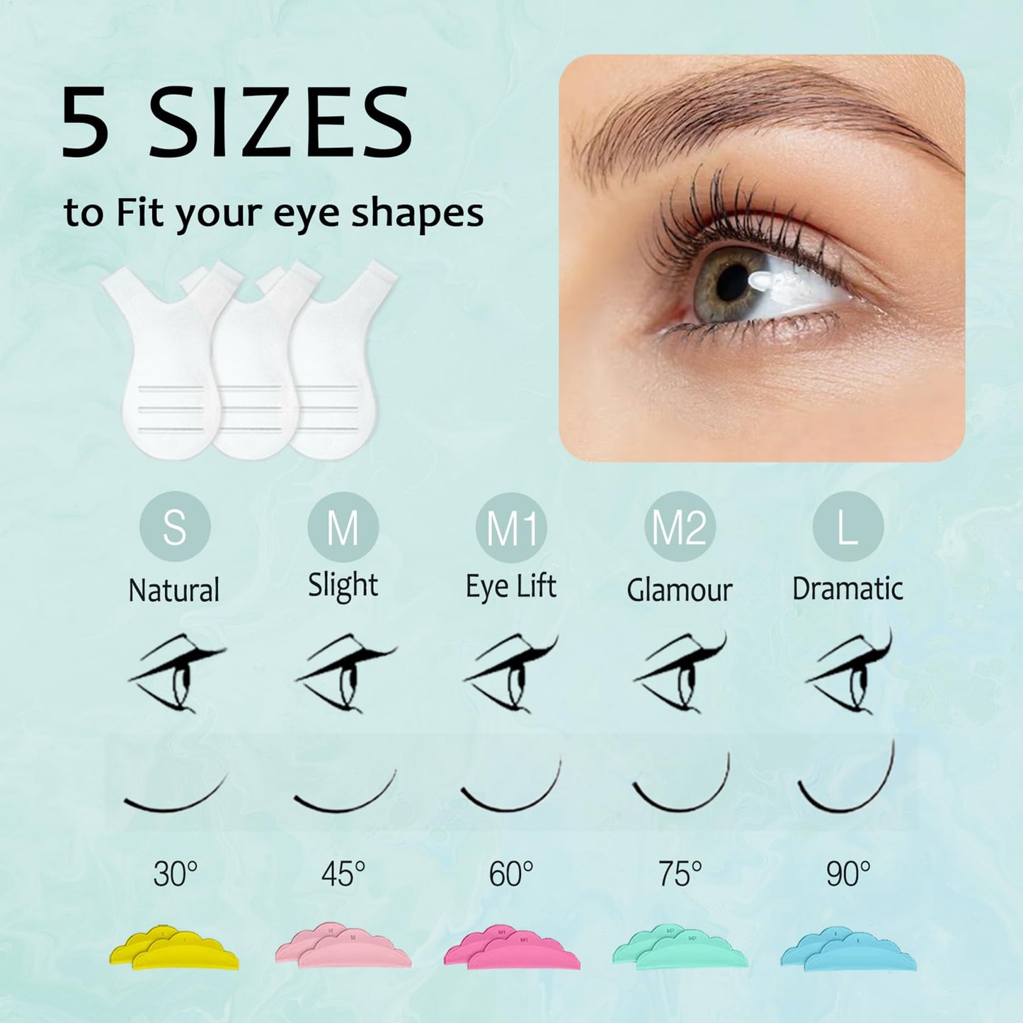 Lash Lift and Black Kit- Professional 4 in 1 Eyelash & Brow Perm Kit, Lash Lift Kit to Curl & Lift, Fuller & Thicker Lashes Suitable for Salon Home Use Long Lasting for 6-8 Weeks, for Christmas Gift