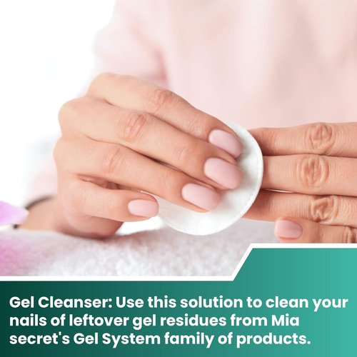 Mia Secret - UV Gelux Gel Cleanser | Effective Formula for Gel Systems - 8 oz. Size