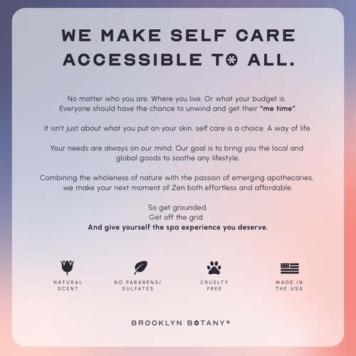 Brooklyn Botany Body Scrubs - Moisturizing and Exfoliating Body, Face, Hand, Foot Scrub - Fights Acne, Fine Lines & Wrinkles, Great Gifts For Women & Men - 10 oz