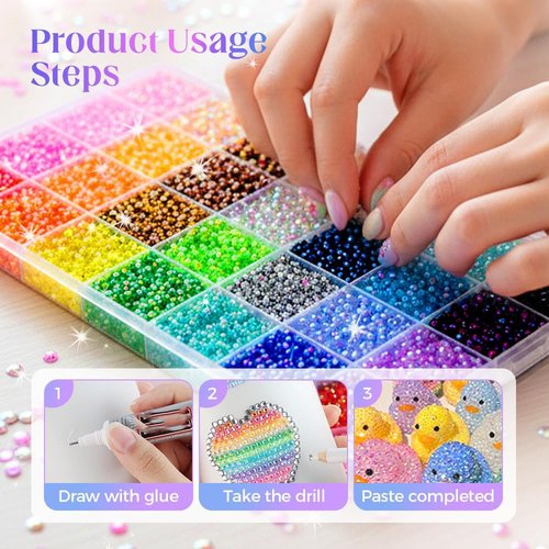 Bedazzling Kit,Colorful DIY Resin Rhinestone kit,2026 New Resin Jelly Rhinestones for Crafting Nails Face Makeup Crafts Tumblers(24000)