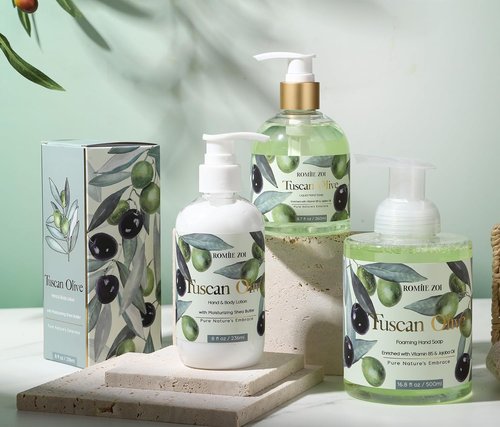 ROMIIE ZOI Daily Hand & Body Lotion - Moisturizing Shea Butter with Tuscan Olive - 236 ML / 8 FL OZ