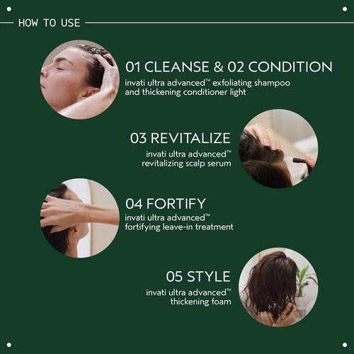 Aveda Invati Ultra Advanced Shampoo & Conditioner Duo - Exfoliating & Thickening for Fine to Medium Thinning Hair | 6.7 Fl Oz