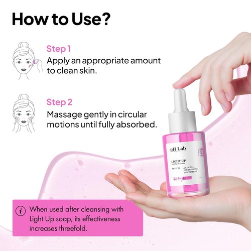 pH Lab Light Up Anti-Spot Serum - Even Skin Tone & Clean Pores | 1.01 Fl Oz (Pack of 1)