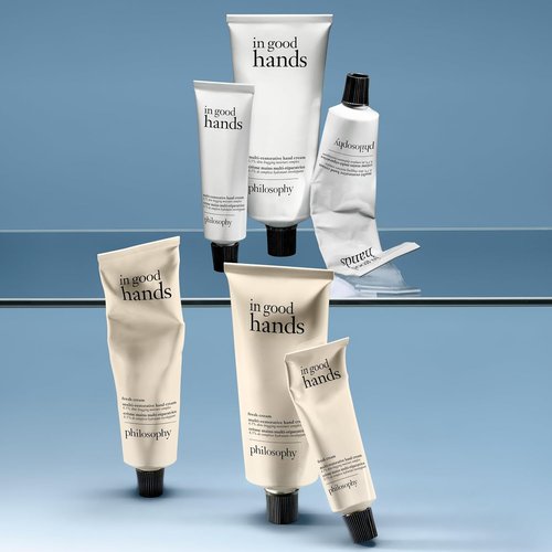 Philosophy In Good Hands Multi-Restorative Hand Cream - Vitamin C & Niacinamide - Plumps & Smoothes Skin - Non-Greasy Formula