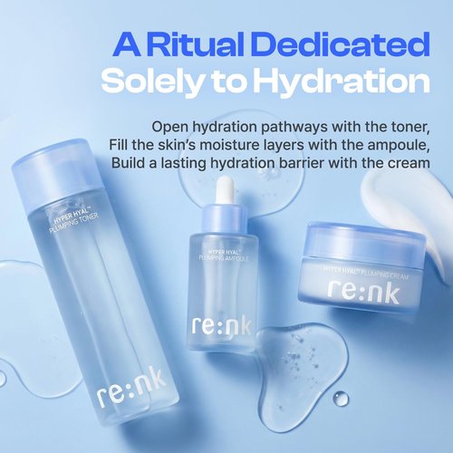 Re:nk Hyper Hyal Plumping Cream - Deep Hydrating Face Moisturizer with Hyaluronic Acid | 3.55 fl oz