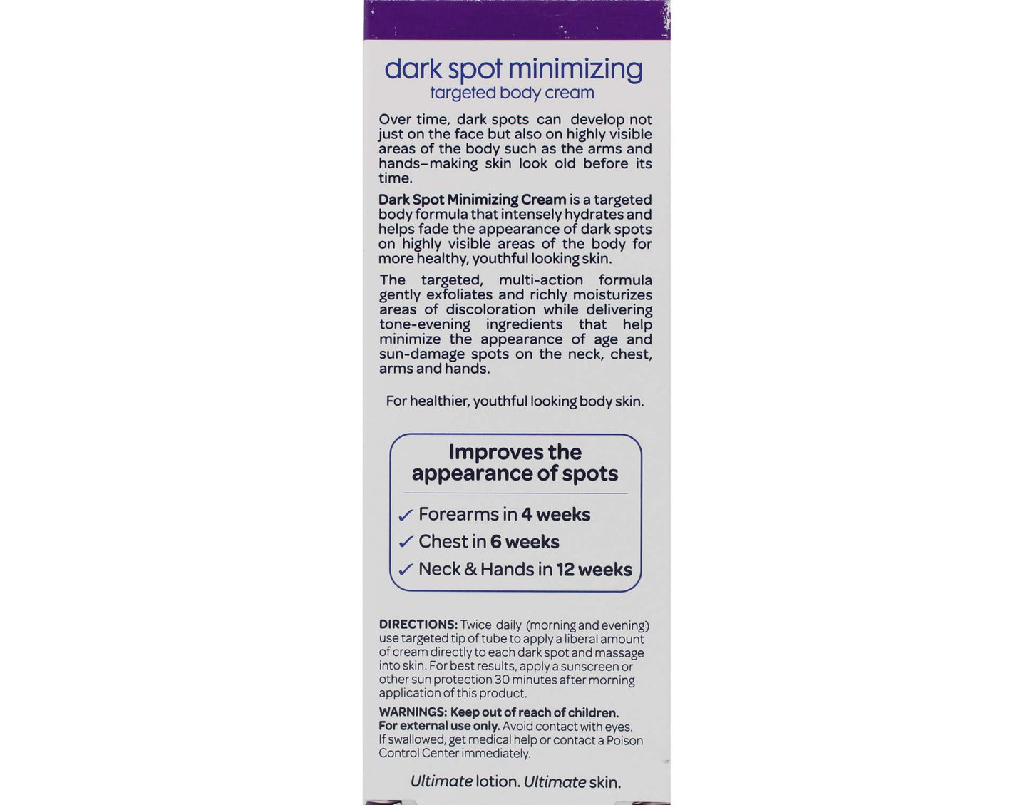 Gold Bond Ultimate Dark Spot Minimizing Body Cream, 2 oz (Pack of 2)