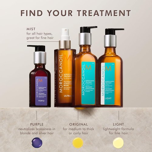 Moroccanoil Treatment Hair Oil - Nourishing Formula for Smooth, Shiny Hair | 3.4 Fl Oz