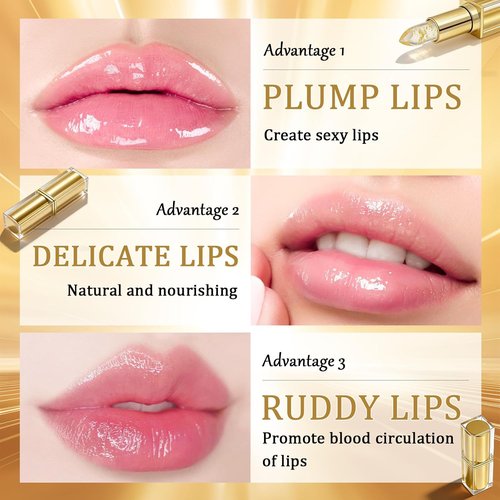 PH Adjusting Lipstick for Mature Women - Color Changing, Long-Lasting & Waterproof Glossy Shine (2 Pcs)