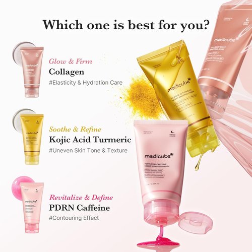 Medicube PDRN Overnight Wrapping Mask - Hydrating Formula with Jelly Brush for Glowing Skin