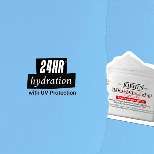 Kiehl's Ultra Facial Cream - Lightweight Daily Moisturizer with SPF 30 for All Skin Types | 24-Hour Hydration & UV Protection