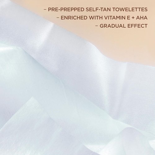 L'Oreal Paris Sublime Bronze Self Tanning Towelettes - Streak-Free Natural Tan, 6 Count
