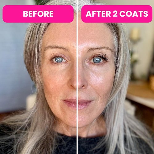 Prime Prometics PrimeLash Mascara for Older Women - Volumizing & Lengthening, Hypoallergenic, Brown