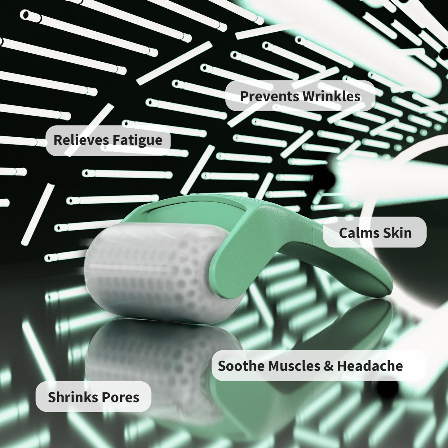 huefull Ice Face Roller Skin Care, Ice Roller for Face & Eye Puffiness Relief, Self Care Reduce Wrinkles, Face Massager Roller Gifts for Women, Skin Care Gift for Men/Woman