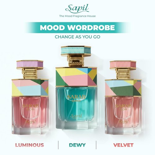 Sapil Sarab Sheer Perfume for Women - Playful & Sweet Fragrance - Long-Lasting Eau De Parfum 100ml