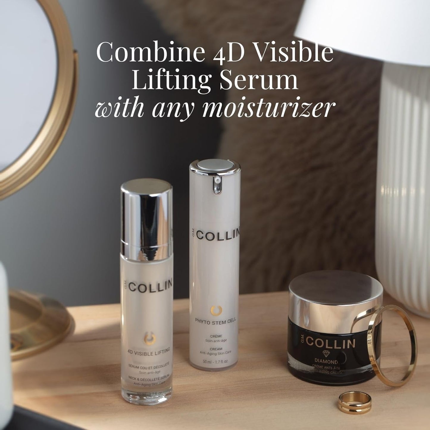 G.M. COLLIN 4D Visible Lifting Serum - Anti-Aging Facial Serum with Peptides | Smooth Fine Lines & Wrinkles
