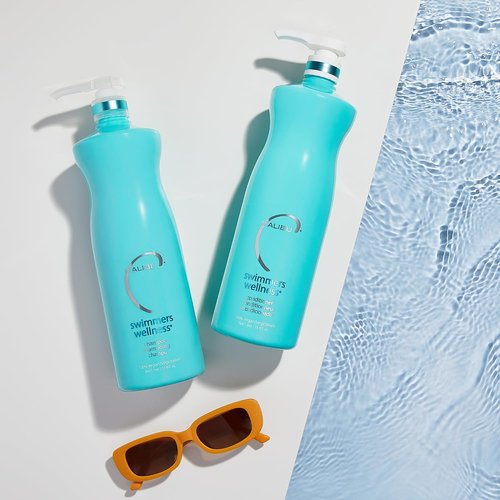 Malibu C Swimmers Wellness Conditioner - Moisturizing Formula with Strengthening Proteins for Healthy Hair