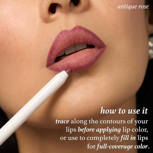 Julep Retractable Creamy Lip Liner - Long-Lasting Antique Rose Shade for Perfect Definition