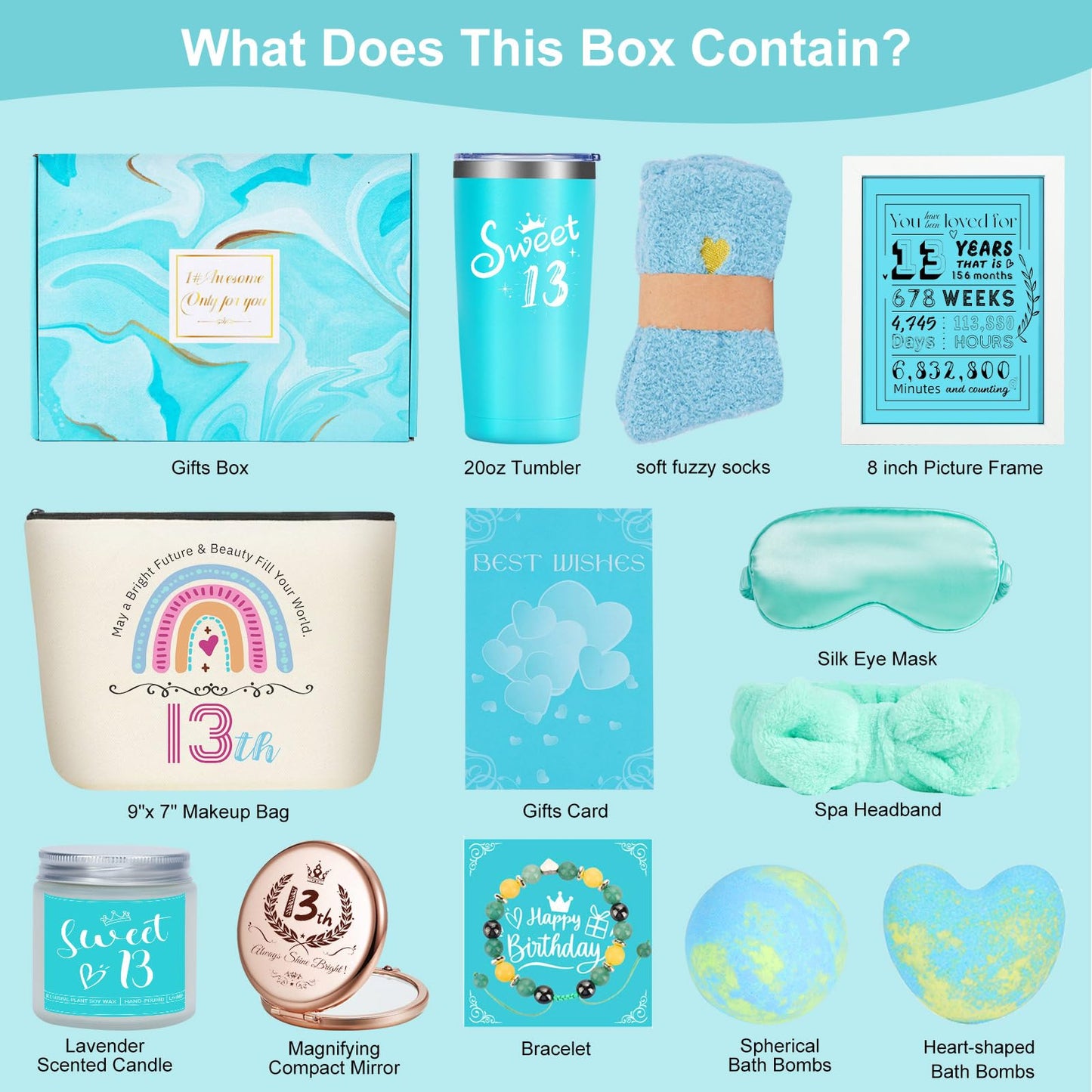 13 Year Old Girl Gifts 13 Year Old Girl Birthday Gift Ideas 13th Birthday Gifts For Girls Best Birthday Gifts For 13 Year Old Girls Cute Teen Girl Gifts Trendy Stuff Birthday Gifts For Teenage Girls