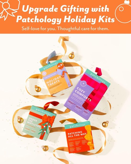 Patchology Patching All The Way Gift Set - Hydrating Under Eye Masks with Collagen & Retinol | 5-Pair Sampler for Puffy Eyes