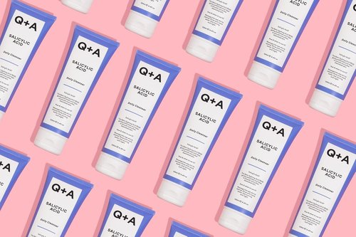 Q+A Salicylic Acid Daily Cleanser - Exfoliating Face Wash for Clear Skin & Breakout Control, 125ml
