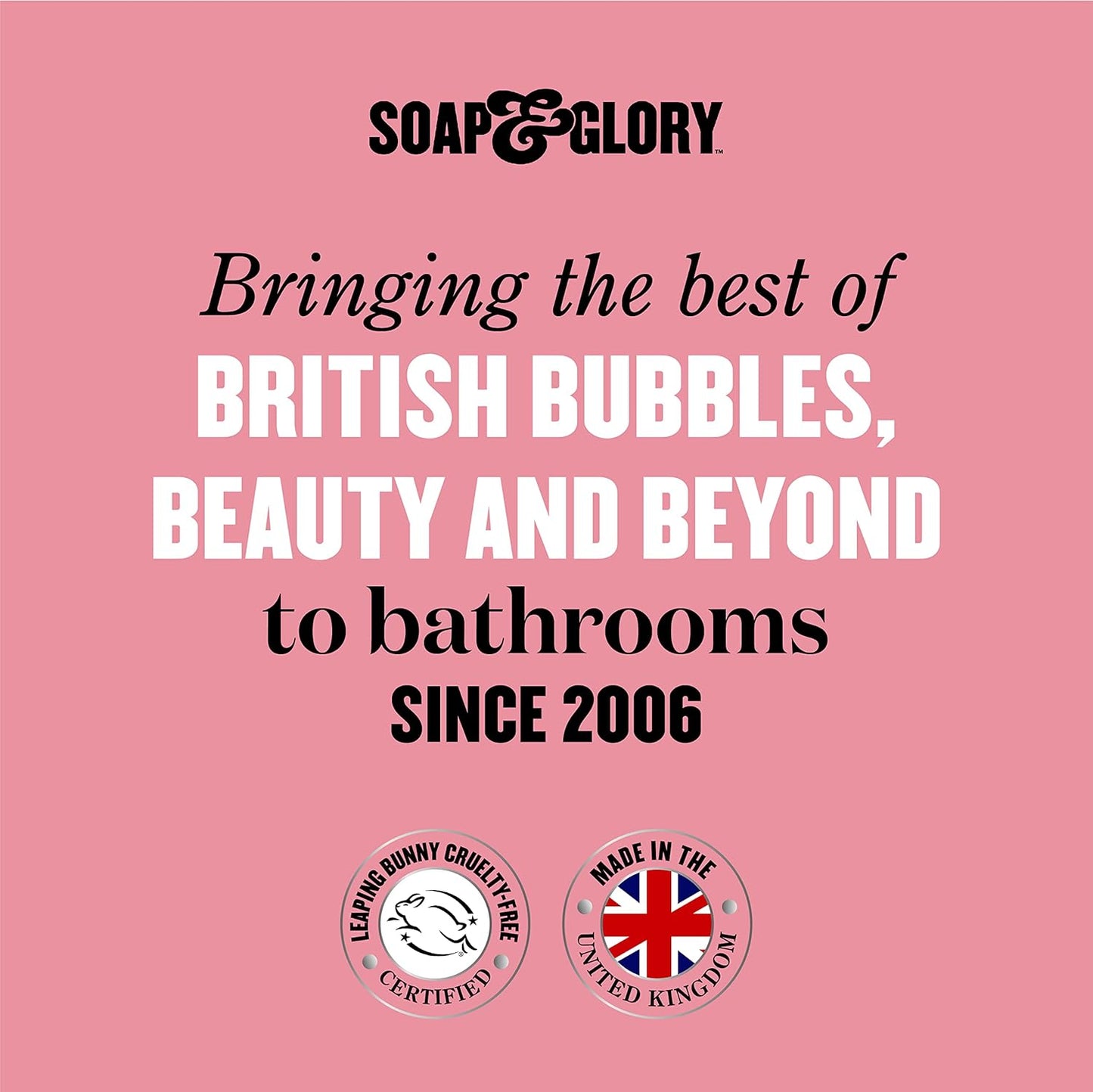 Soap & Glory Original Pink Body Lotion Pump - Lightweight Moisturizer with Shea Butter & Aloe Vera - Hydrates Dry Skin (16.9 fl oz)