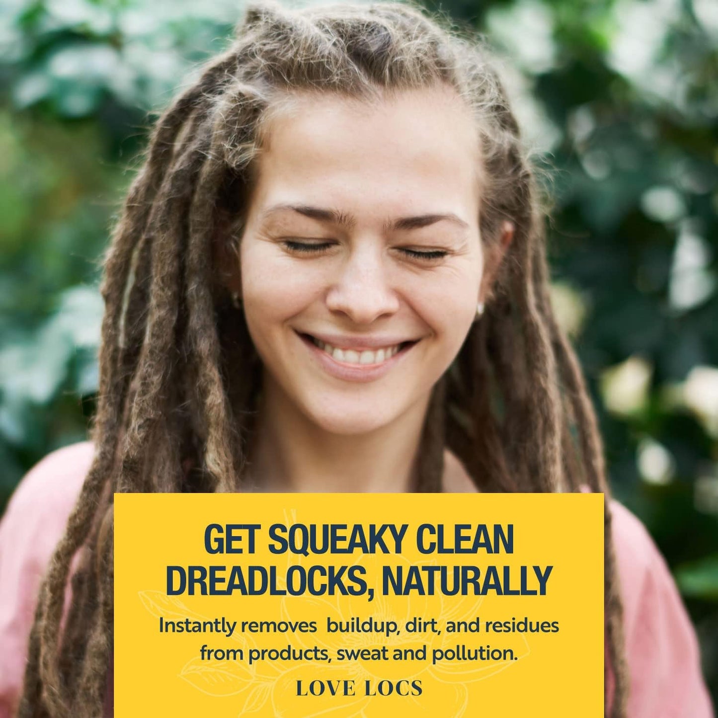 Love Locs Dreadlock Detox Powder with ACV | Deep Clean Loc Soak Wash | Scalp Cleanser for Build Up | Cleansing and Clarifying | Natural | Residue-Free | Dreads Hair Products