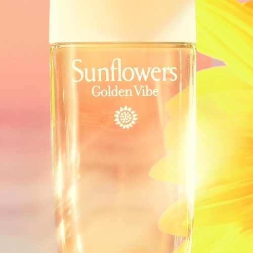 Elizabeth Arden Sunflowers Golden Vibe Women's Perfume - Floral Eau de Toilette with Vanilla & Coconut, 3.3 fl oz