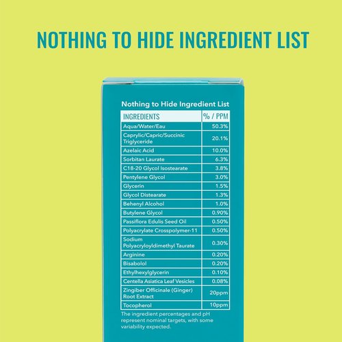 Good Molecules 10% Azelaic Acid Treatment - Soothing Formula for Redness & Uneven Tone | Brightens Dark Spots & Refines Texture | Vegan & Fragrance-Free (30ml / 1.01 fl oz.)