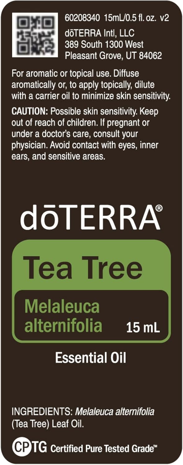 doTERRA Melaleuca Essential Oil - 15 ml | Pure & Natural Healing Oil (2 Pack)