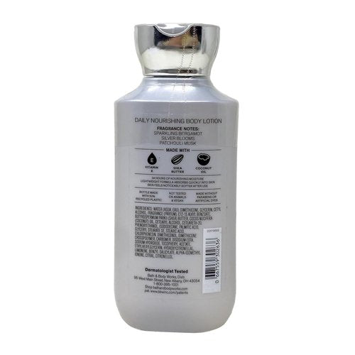 Bath & Body Works Platinum 5-Piece Set | Moisturizing Body Wash, Cream & Lotion with Charcoal Scrub Bar Soap - Full Size