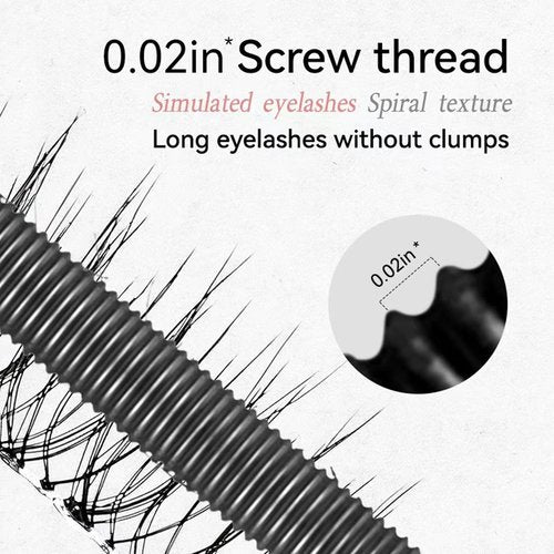 Iron Wand Mascara – Telescopic Tubing Mascara, Liquid Lash Extensions Effect, Waterproof & Long-Lasting, No Flaking, No Clumping, 3D Curling Wand for Bold, Defined Lashes