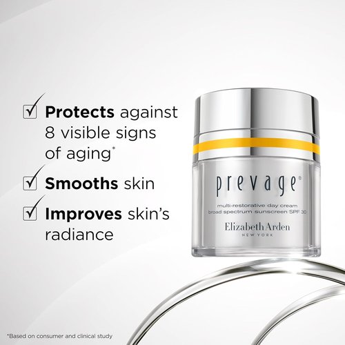 Elizabeth Arden PREVAGE Anti-Aging Face Moisturizer - SPF 30 Sunscreen, Reduces Fine Lines & Wrinkles