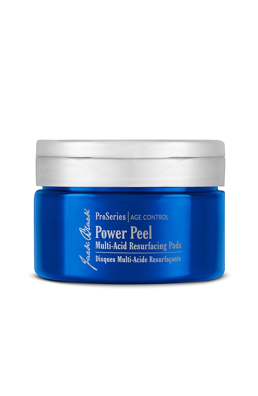 Jack Black Power Peel - Multi-Acid Resurfacing Pads for Smooth Skin - 45 Count
