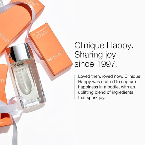 Clinique Happy Eau de Parfum Spray - Uplifting Grapefruit & Floral Notes | Women's Fragrance 1.7 oz