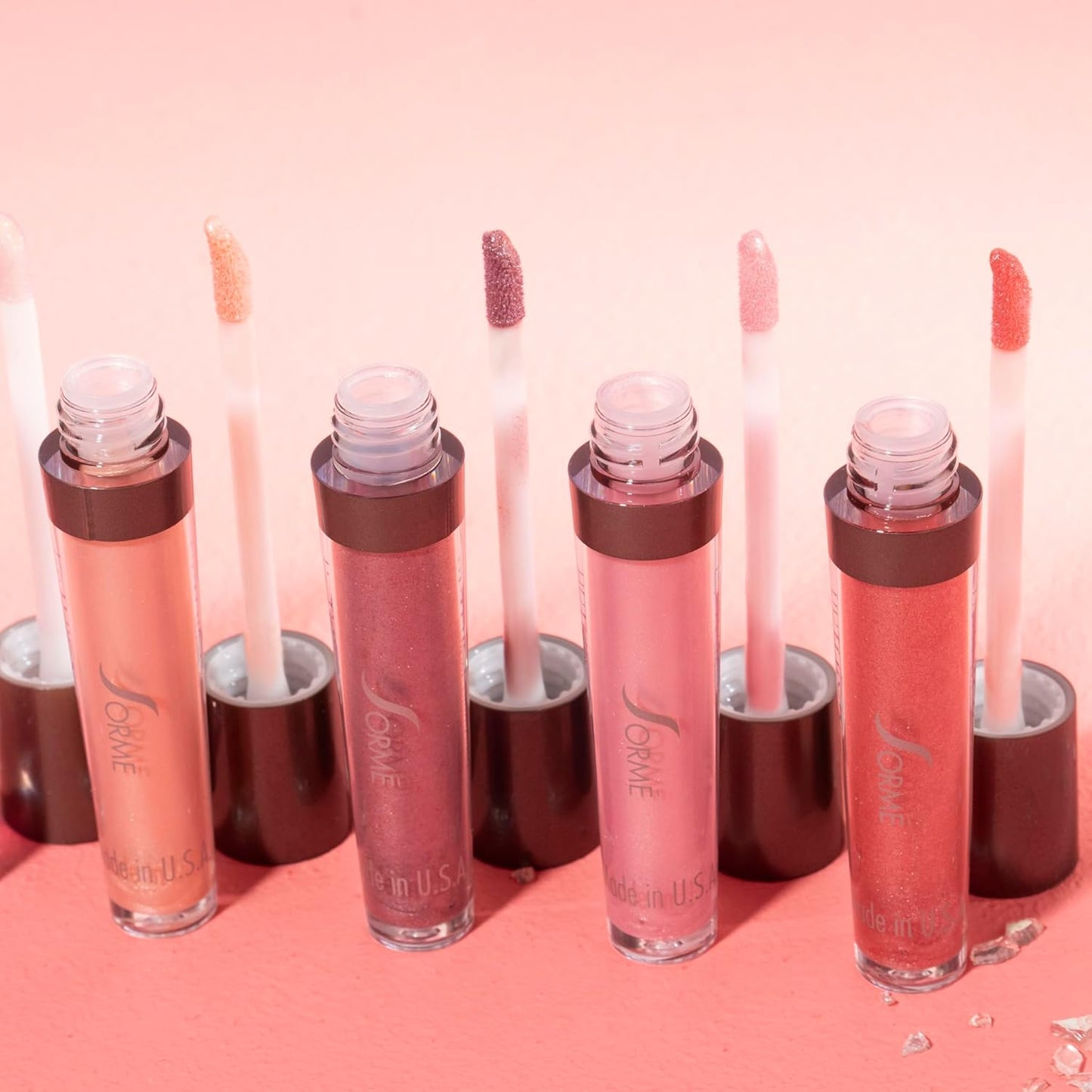 SORME Treatment Cosmetics LipThick Plumping Gloss - Shiny, Fuller Lips | Doll Shade