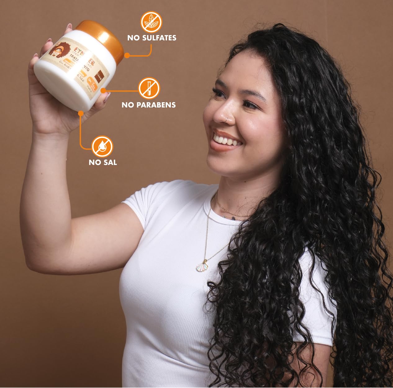 Etniker Deep Treatment Curly or Afro Hair Cocout Karite L'mar | Lmar Tratamiento Profundo Capilar - Cabello Rizado u Ondulado 20oz-570gr