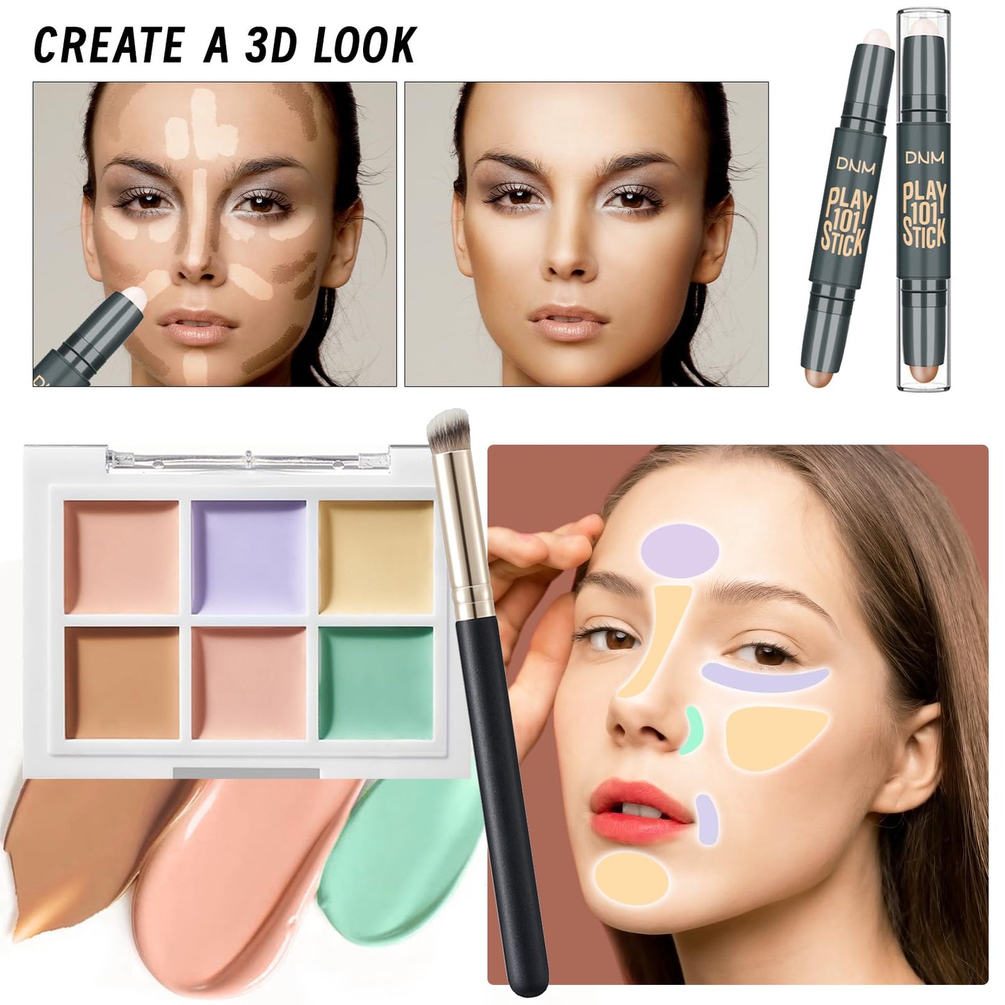 Makeup Set, Makeup Kit, Makeup Present Set For Women Girls Teens, Full Face Makeup Set For Women Girls Teens, Multipurpose Makeup Sets, Beginners and Professionals Alike