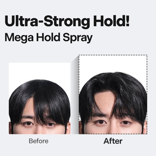 DASHU Mega Hold Super Hair Spray - Ultra-Strong Fixation for All Hair Types | 8.45 fl oz